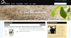 Desktop Screenshot of joelabrahamsson.com