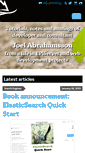 Mobile Screenshot of joelabrahamsson.com